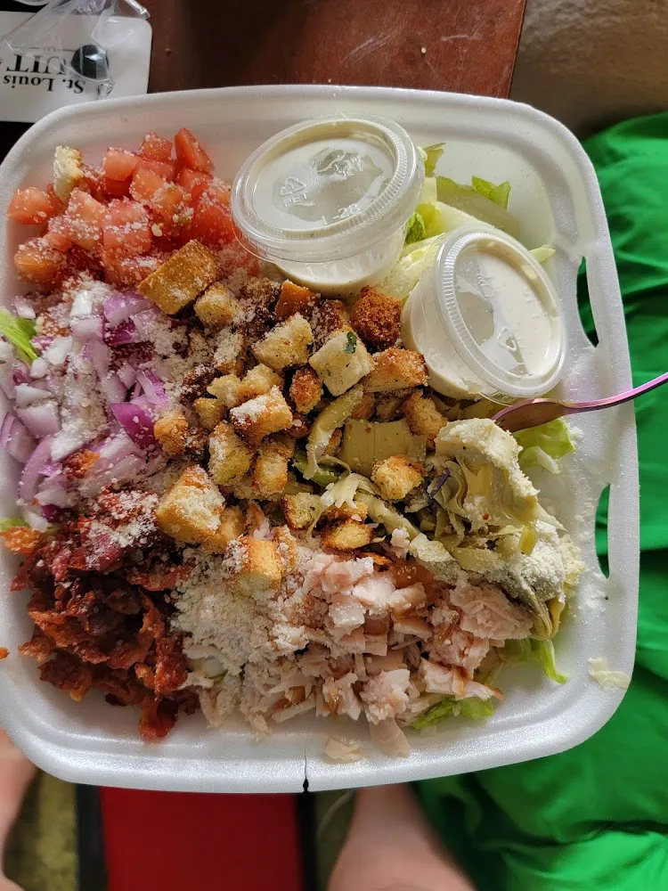 Cobb Salad with Parm Instead of Blue Cheese