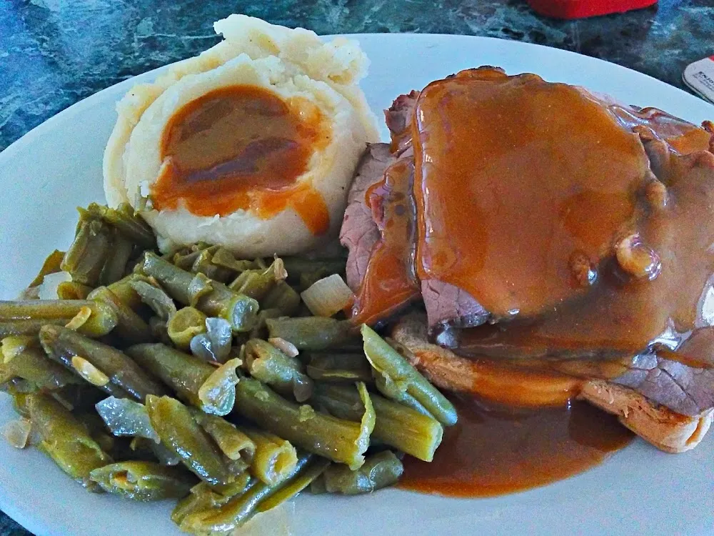 Open Faced Roast Beef Sandwich